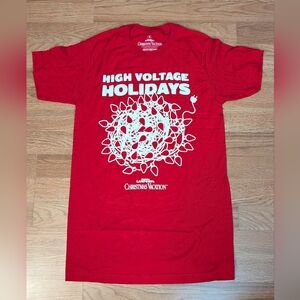 High Voltage Holidays Red Graphic Tee